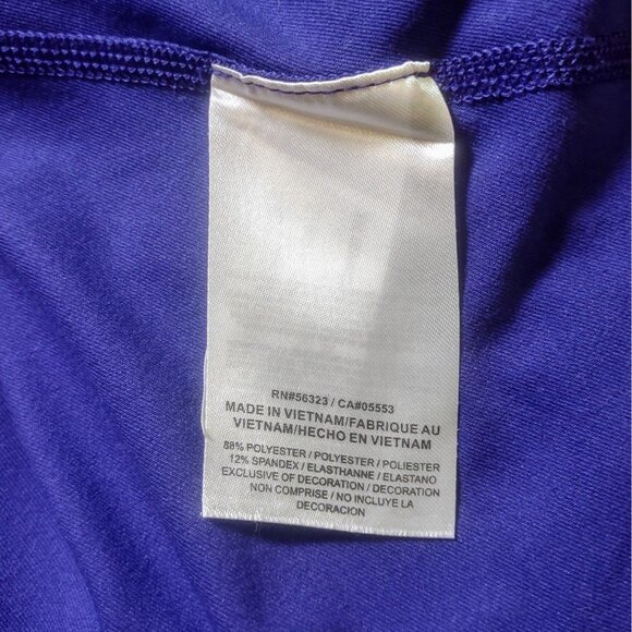 Nike Dri -Fit Element 1/4 Zip Top Purple Womens Size Large Thumb Holes Athletic - Picture 7 of 8